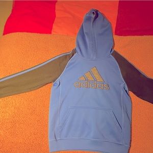 ADIDAS BOYS SIZE 14 CLIMAWARM FLEECE HOODIE